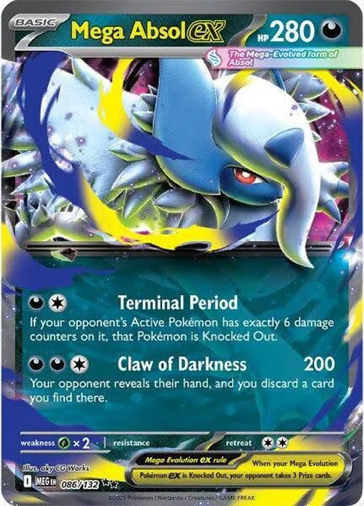 Mega Absol EX MEG 86/132