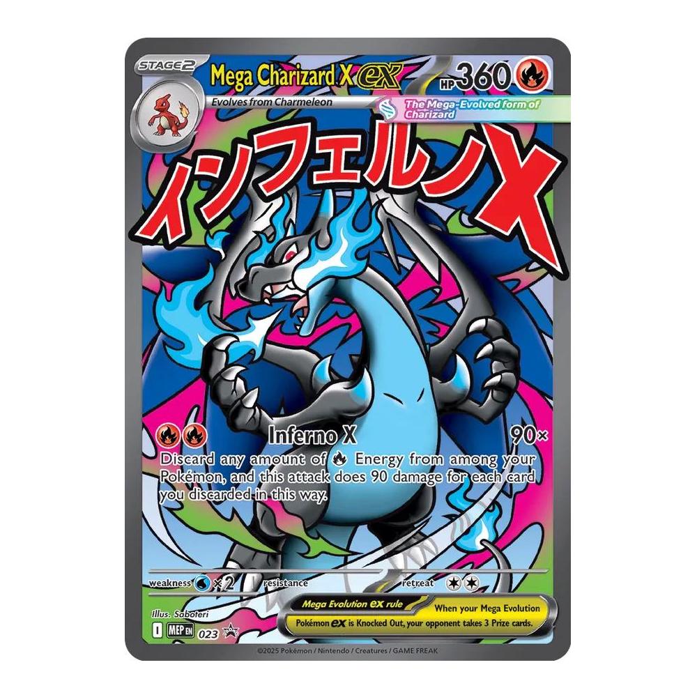 Mega Charizard X ex MEP 023 - Holo - Promo