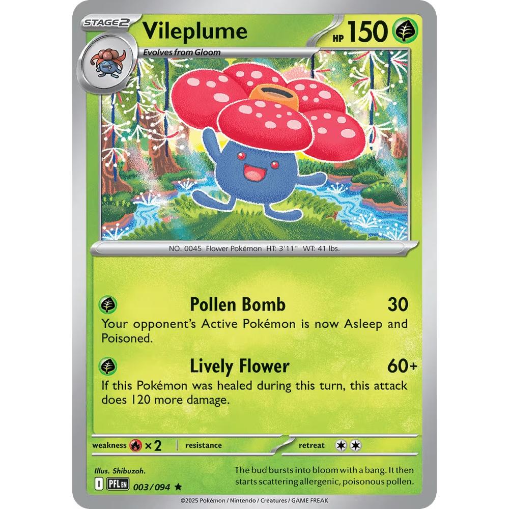 Vileplume PFL 003/94 - Reverse Holo