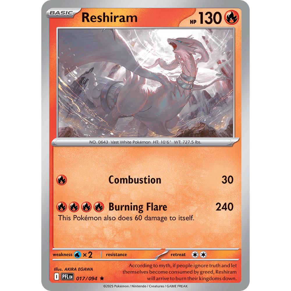 Reshiram PFL 017/94 - Reverse Holo