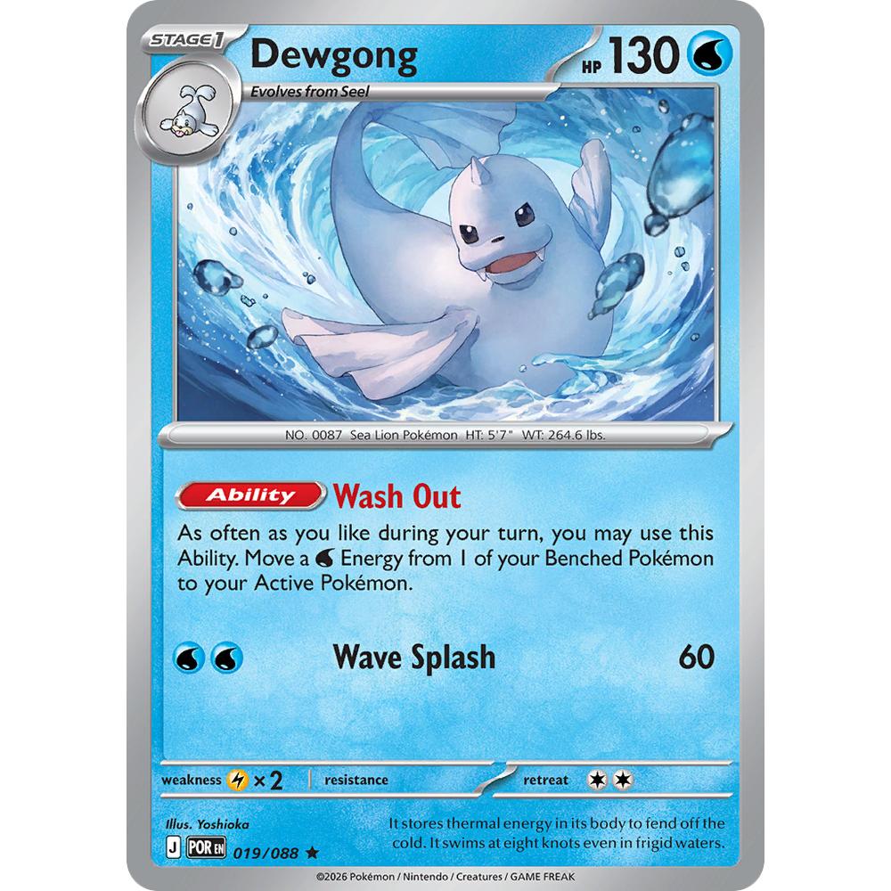 Dewgong POR 019/088 - Reverse Holo