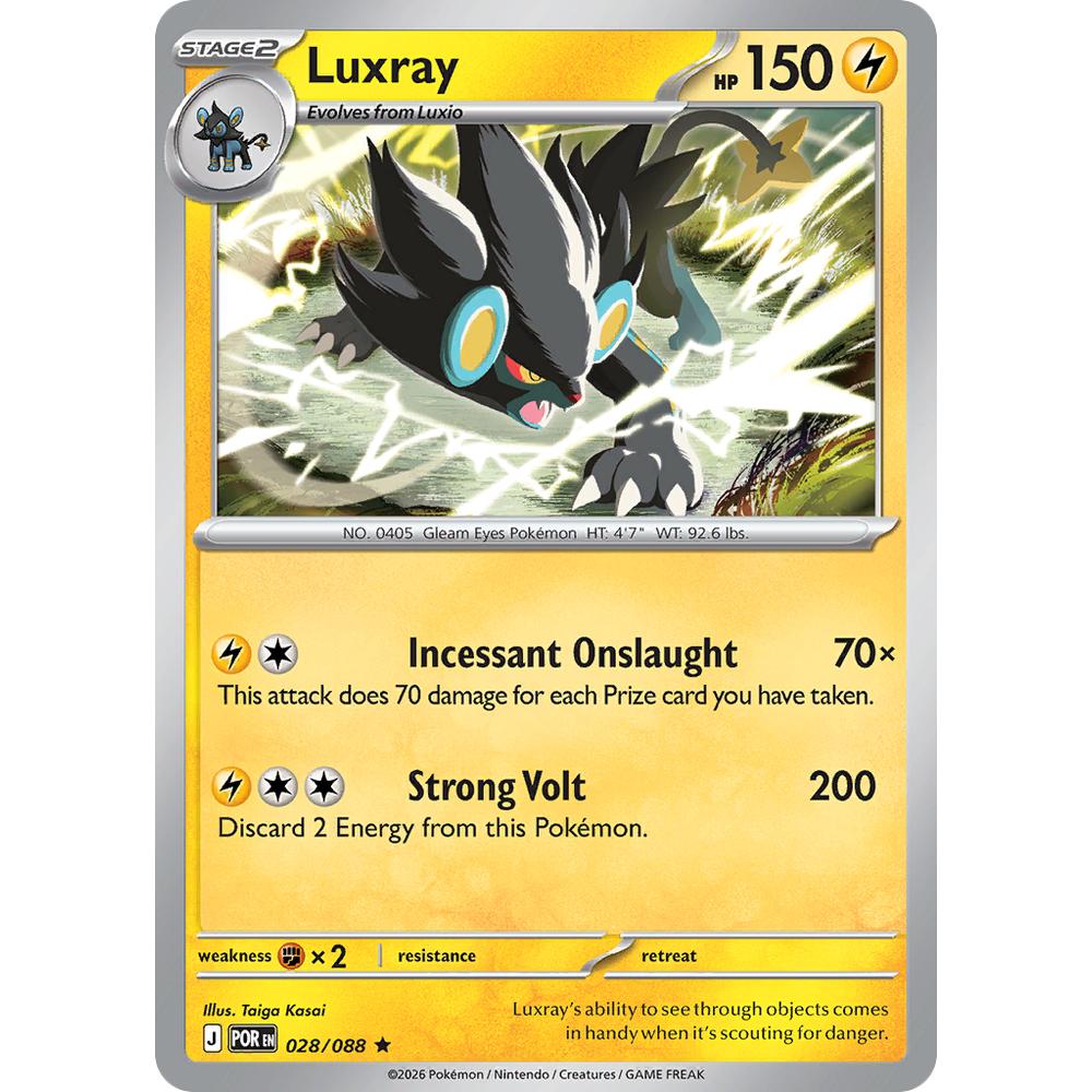 Luxray POR 028/088 - Reverse Holo