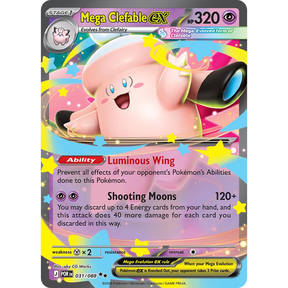 Mega Clefable ex POR 031/088 - Holo