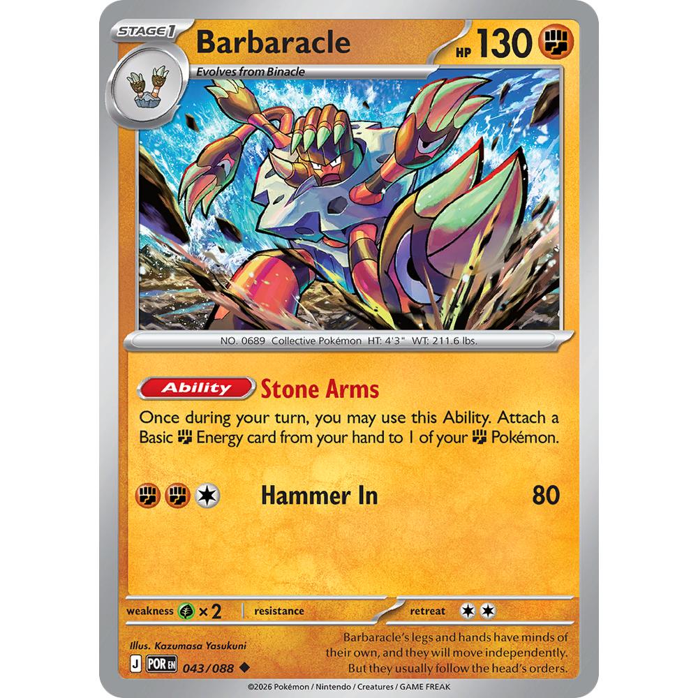 Barbaracle POR 043/088 - Reverse Holo