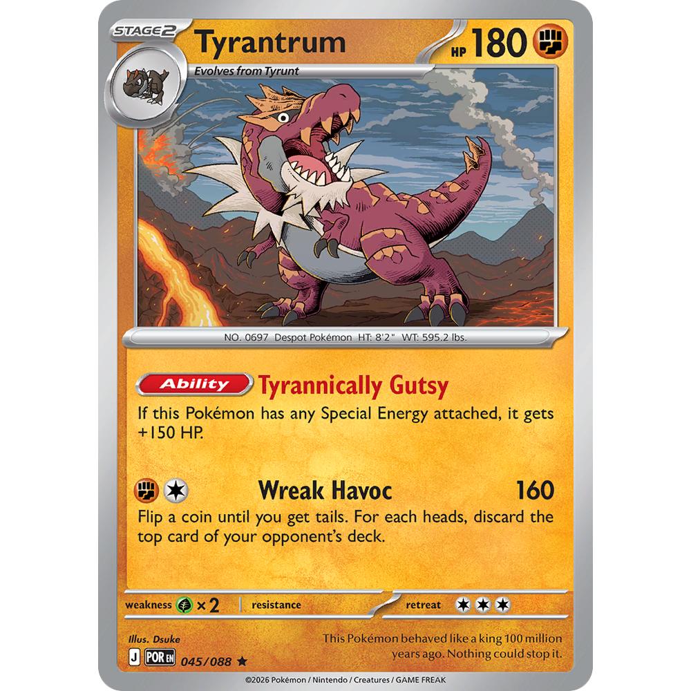 Tyrantrum POR 045/088 - Reverse Holo