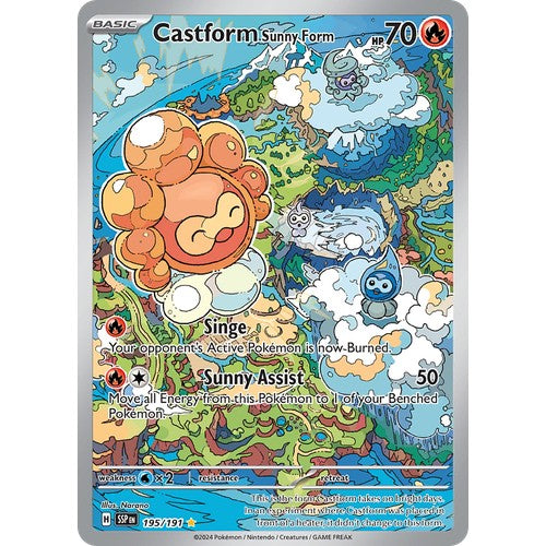 Castform Sunny Form SSP 195/191 - Holo