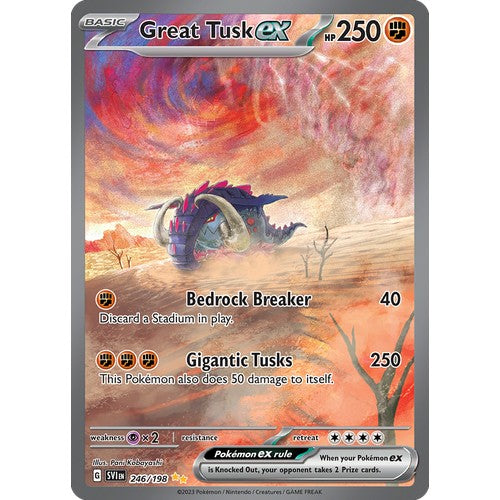 Great Tusk ex SV1 246/198 - Holo