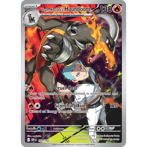 Team Rocket's Houndoom SV10 191/182 - Holo