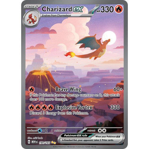 Charizard ex MEW 199/165 - Holo
