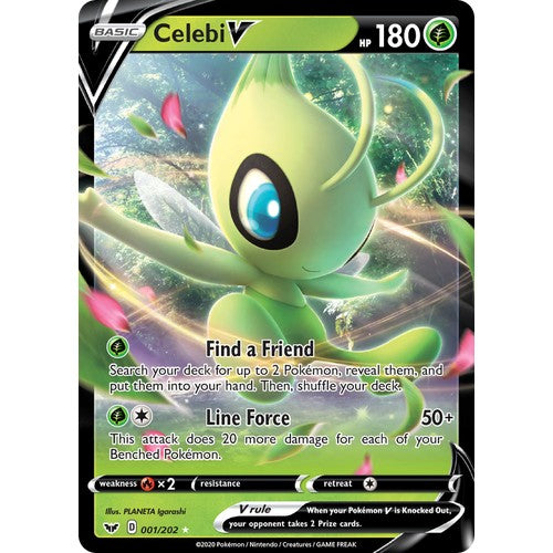 Celebi V SWSH1 001/202 - Holo