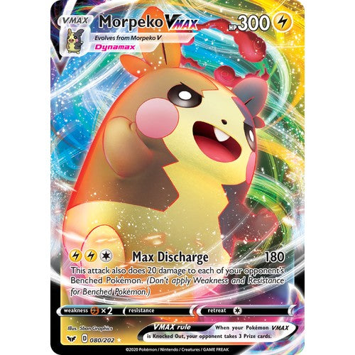 Morpeko VMAX SWSH1 080/202 - Holo