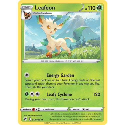 Leafeon SWSH10 013/189 - Reverse Holo