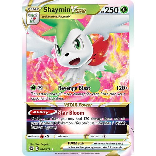 Shaymin VSTAR SWSH9 014/172 - Holo