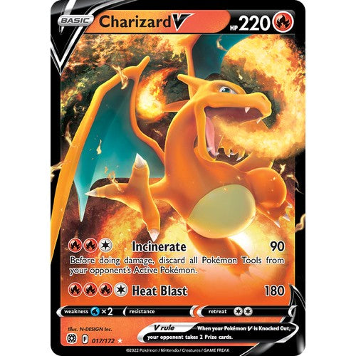 Charizard V SWSH9 017/172 - Holo