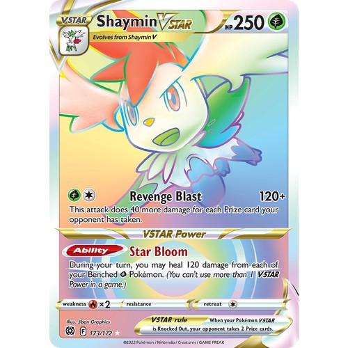 Shaymin VSTAR SWSH9 173/172 - Holo
