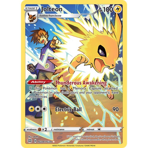 Jolteon SWSH9TG TG04/TG30 - Holo