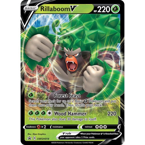 Rillaboom V SWSHP SWSH014 - Holo
