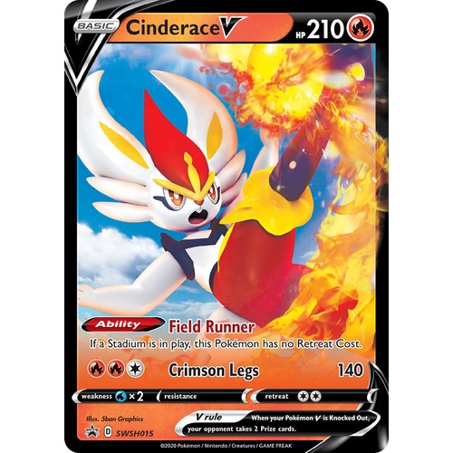 Cinderace V SWSHP SWSH015 - Holo