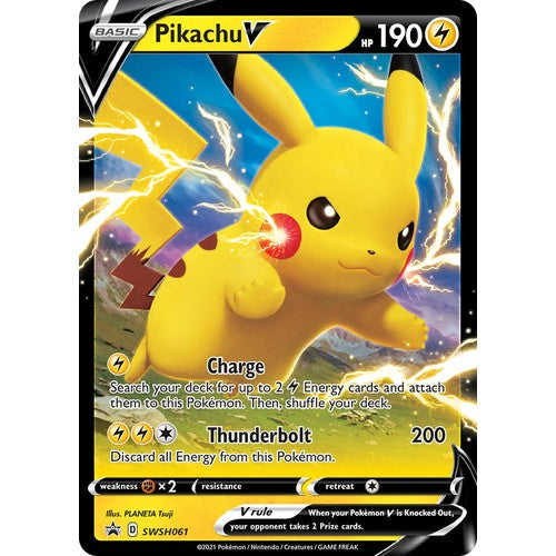 Pikachu V SWSHP SWSH061 - Holo