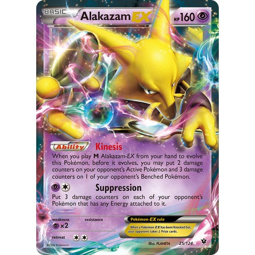Alakazam-EX XY10 25/124 - Holo