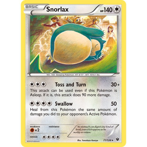 Snorlax XY10 77/124