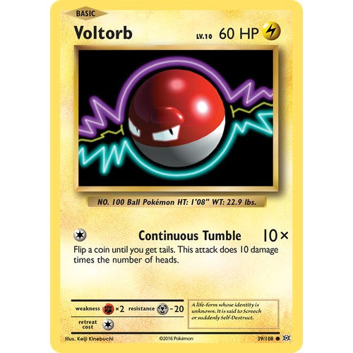 Voltorb XY12 39/108 - Reverse Holo