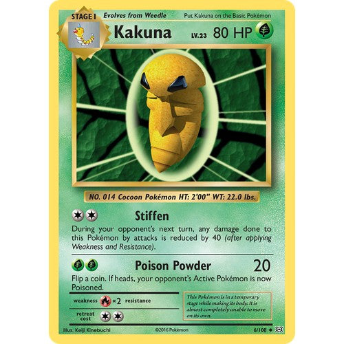 Kakuna XY12 6/108 - Reverse Holo