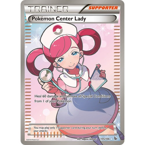 Pokémon Center Lady XY2 105/106 - Holo