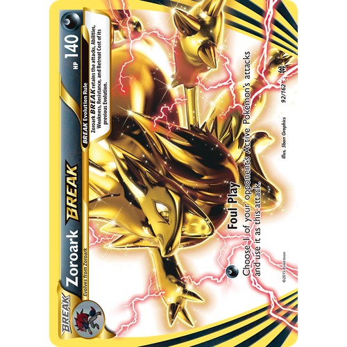 Zoroark BREAK XY8 92/162 - Holo