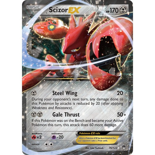 Scizor-EX XY9 76/122 - Holo