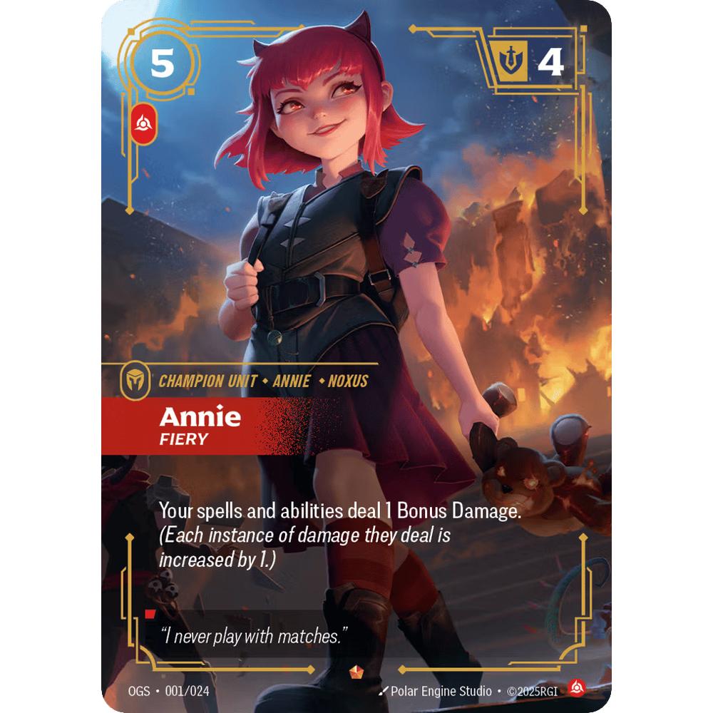 Annie, Fiery OGS 001/24