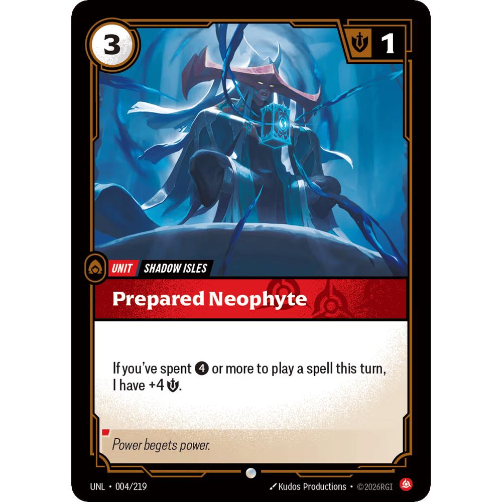 Prepared Neophyte UNL 004/219