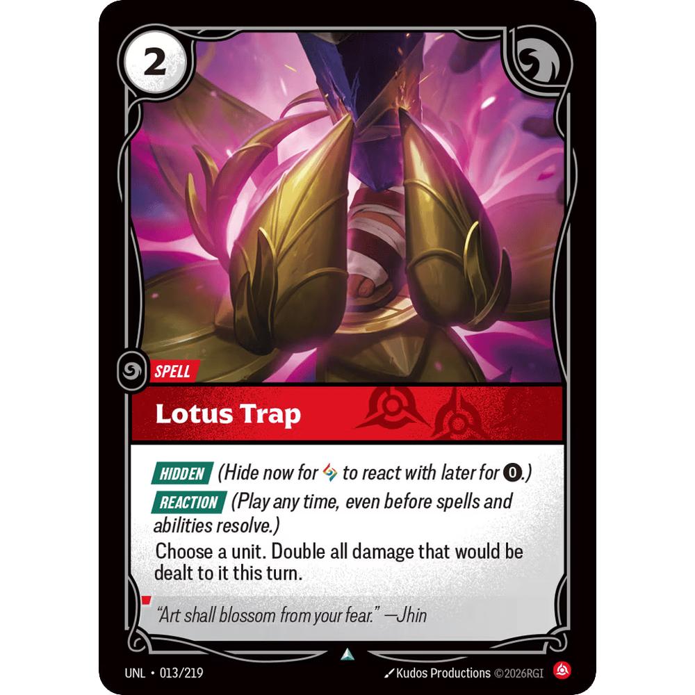 Lotus Trap UNL 013/219