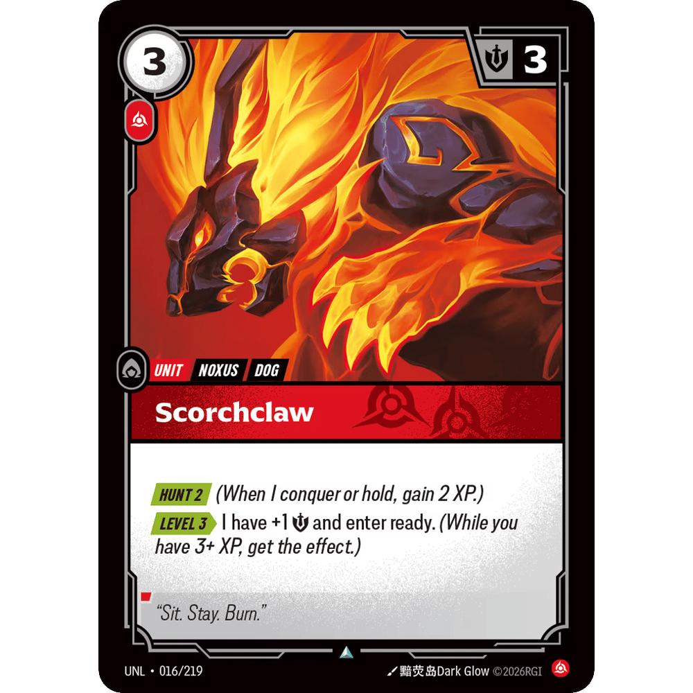 Scorchclaw UNL 016/219 - Foil