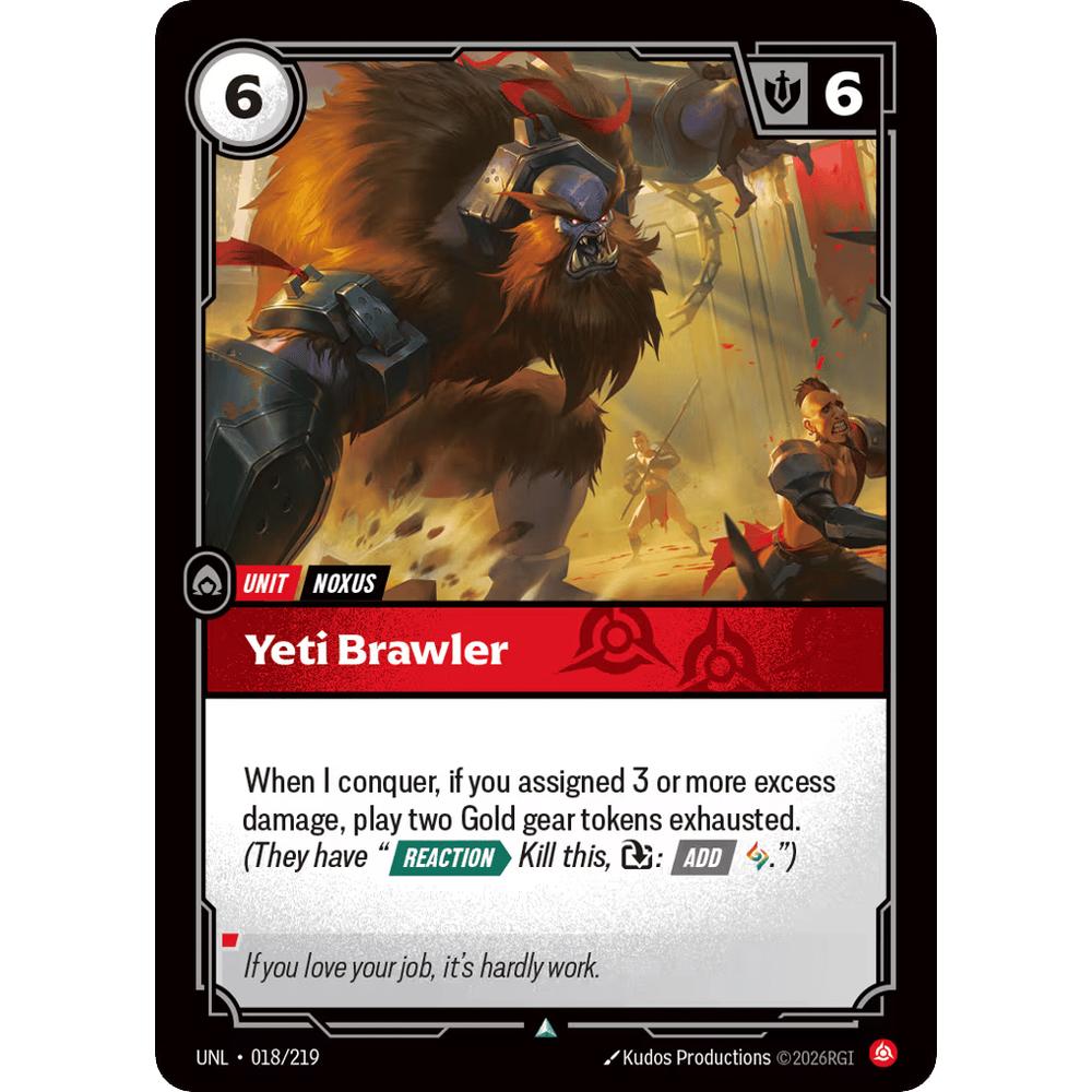 Yeti Brawler UNL 018/219