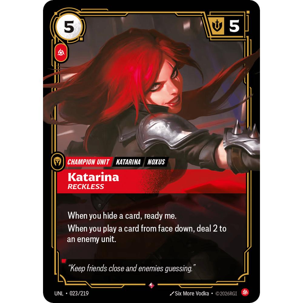 Katarina, Reckless UNL 023/219 - Foil