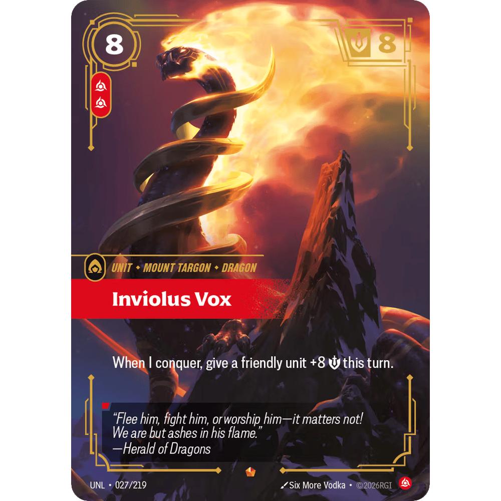 Inviolus Vox UNL 027/219 - Foil