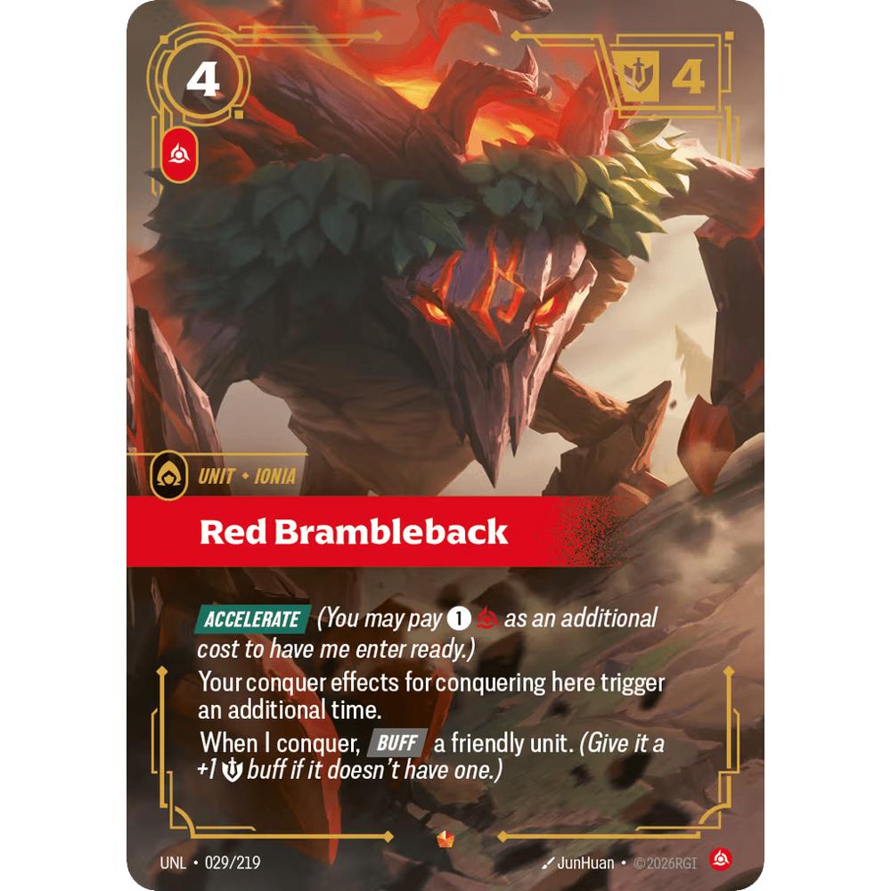 Red Brambleback UNL 029/219 - Foil