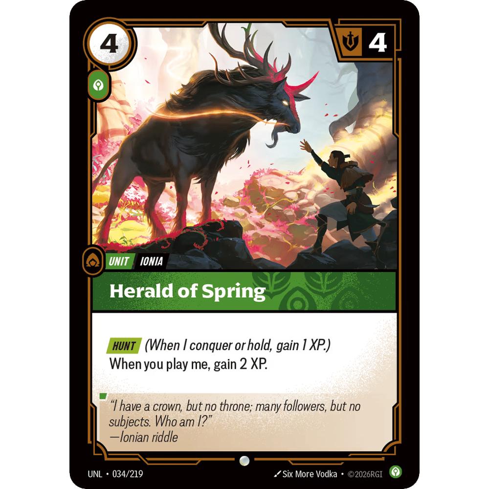 Herald Of Spring UNL 034/219