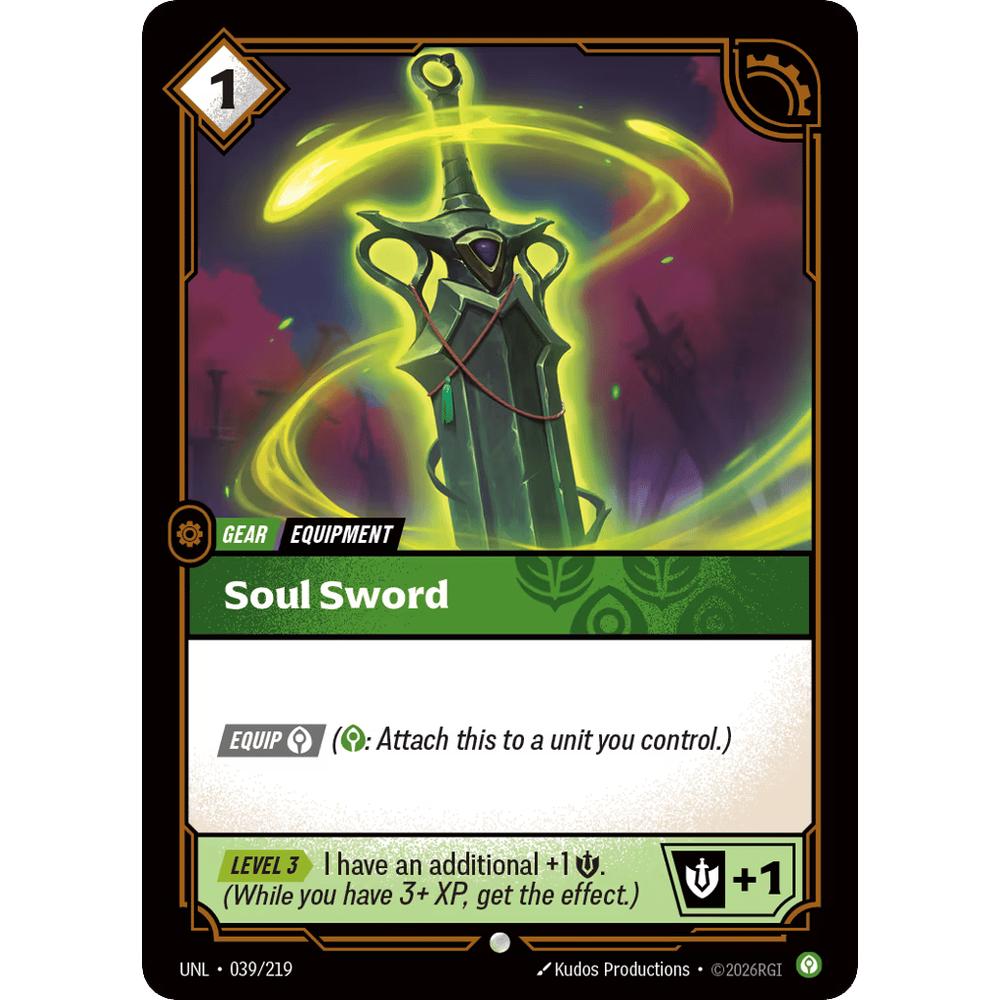 Soul Sword UNL 039/219 - Foil