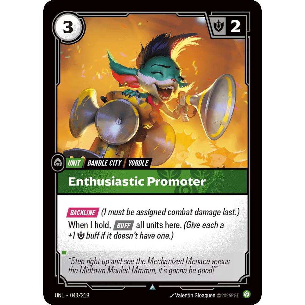Enthusiastic Promoter UNL 043/219