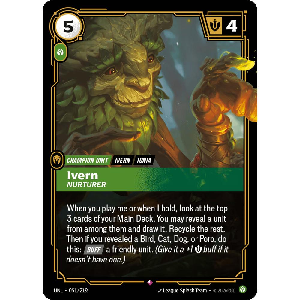 Ivern, Nurturer UNL 051/219 - Foil