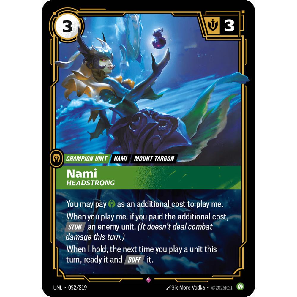 Nami, Headstrong UNL 052/219 - Foil