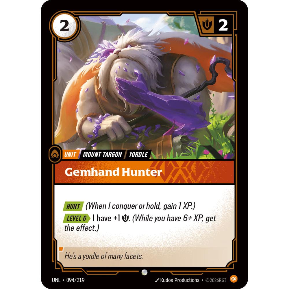 Gemhand Hunter UNL 094/219