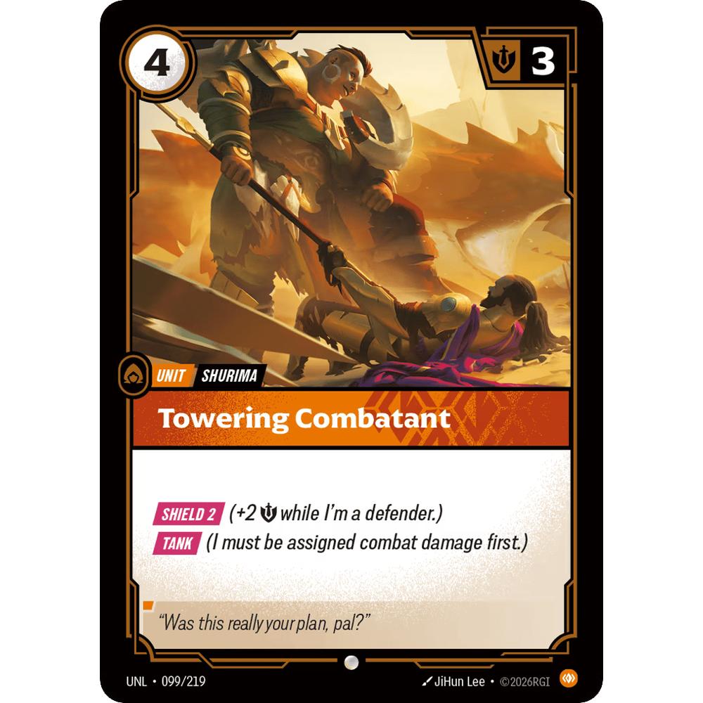 Towering Combatant UNL 099/219 - Foil