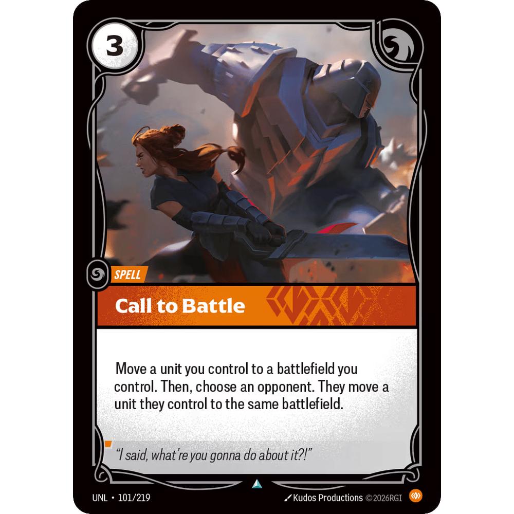 Call To Battle UNL 101/219 - Foil