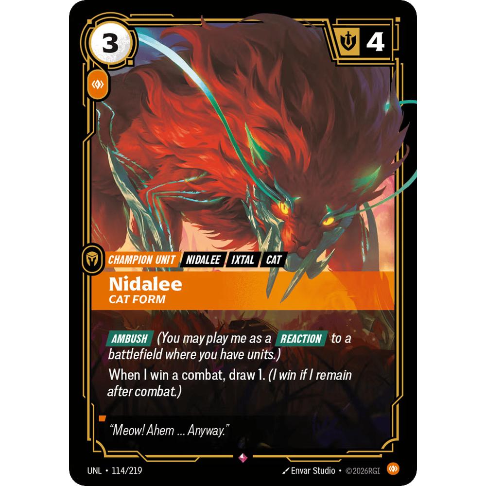 Nidalee, Cat Form UNL 114/219 - Foil
