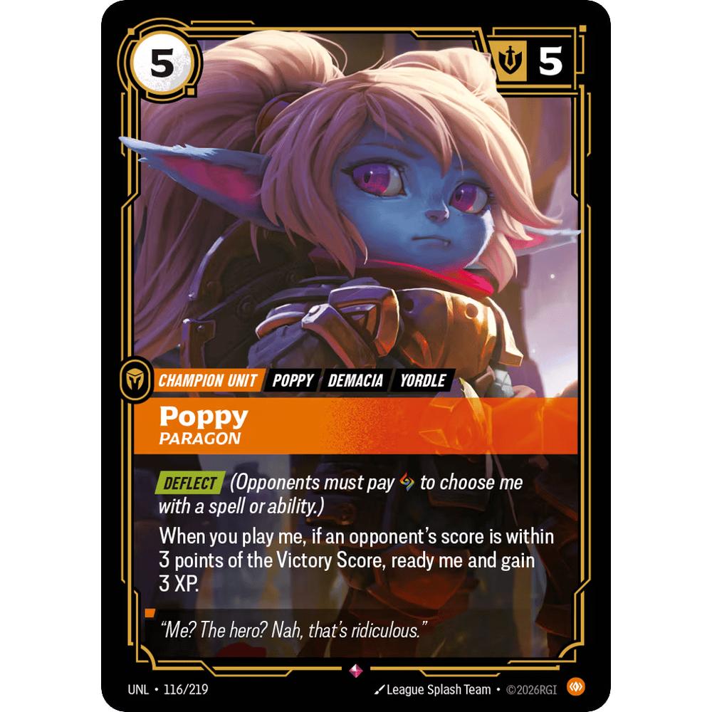 Poppy, Paragon UNL 116/219 - Foil