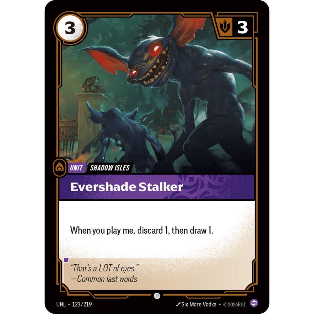 Evershade Stalker UNL 123/219 - Foil
