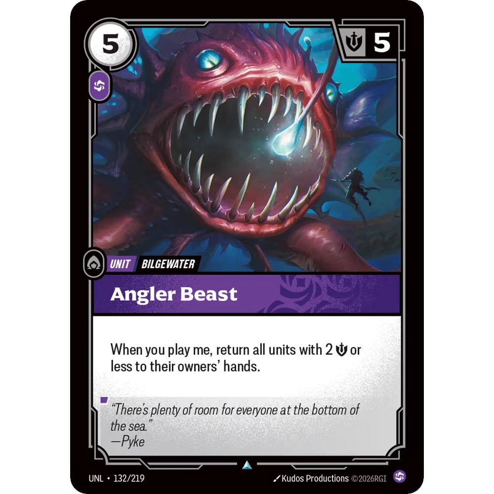 Angler Beast UNL 132/219 - Foil